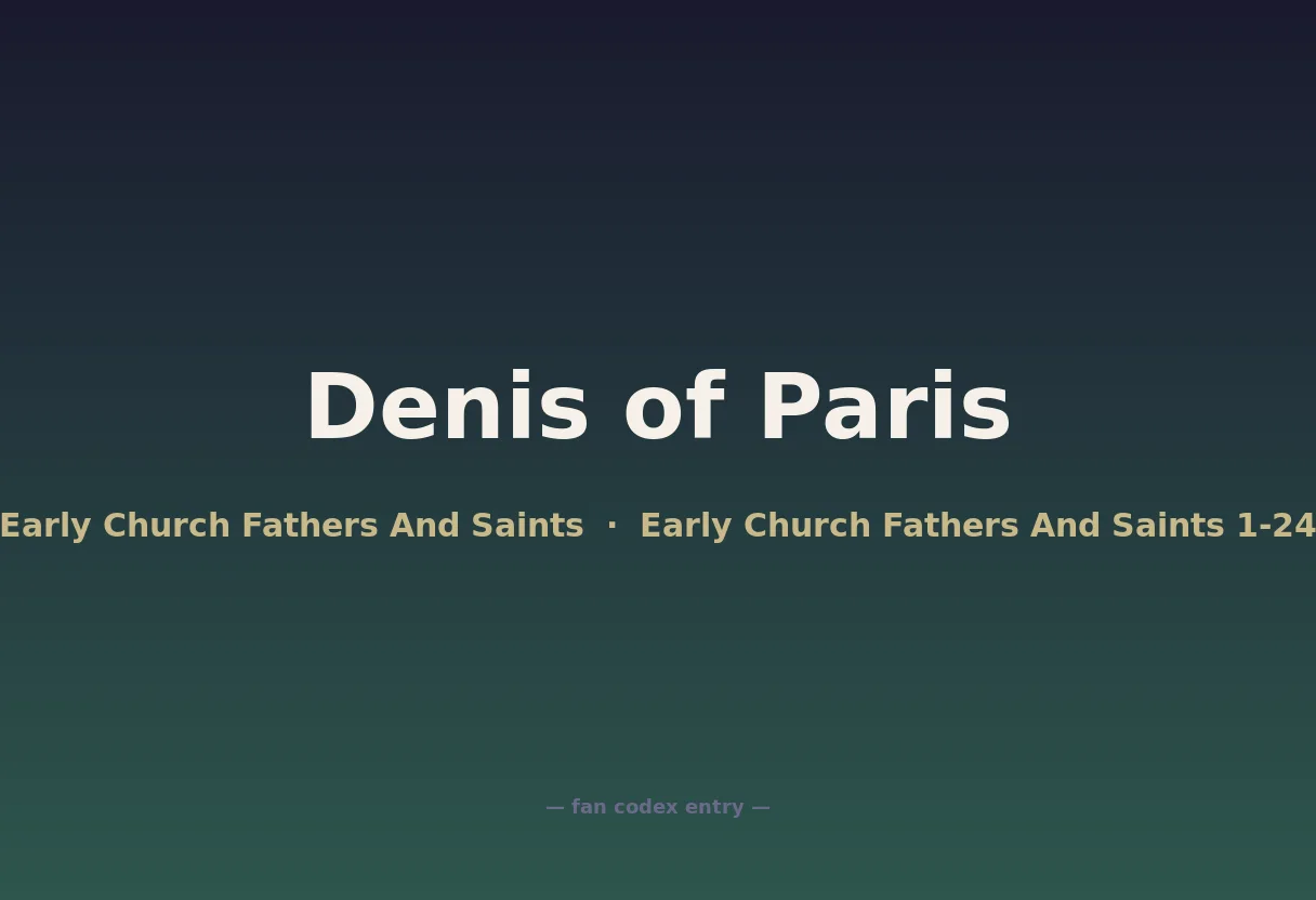 Denis of Paris
