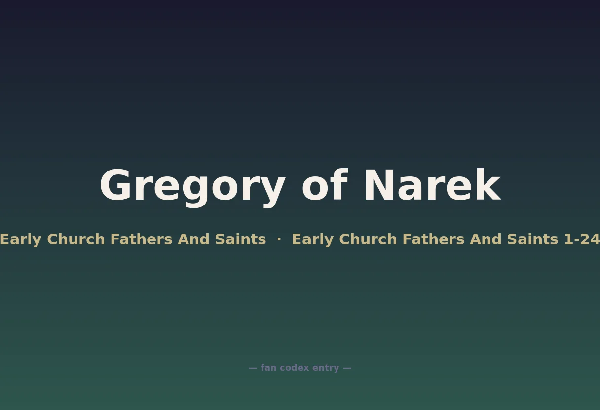 Gregory of Narek