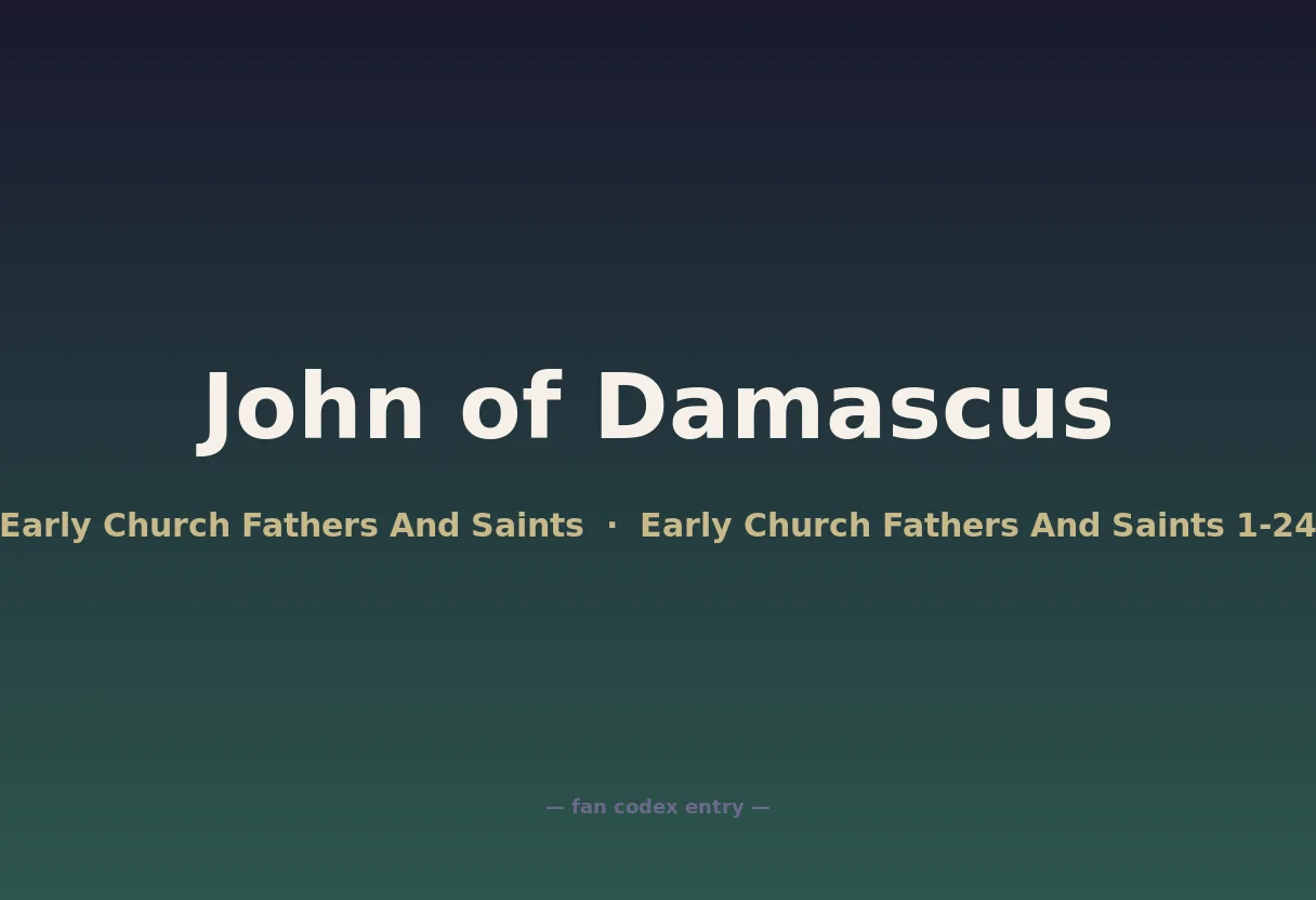 John of Damascus